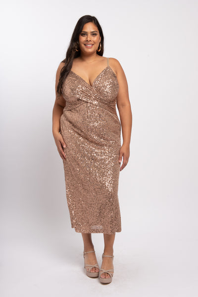 Sparkle Dress With Cutout Detail